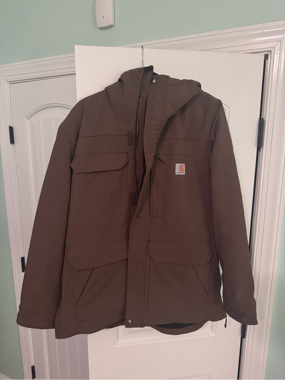 Carhartt Super Dux Relaxed Fit Insulated Coat, Classic Brown, Men’s size L, NWOT